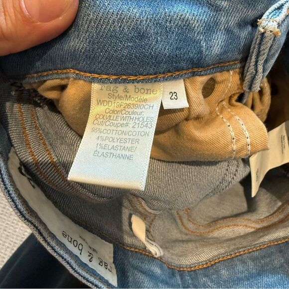 Rag & Bone Nina High Rise Ankle Skinny jean - size 23 - Picture 7 of 9